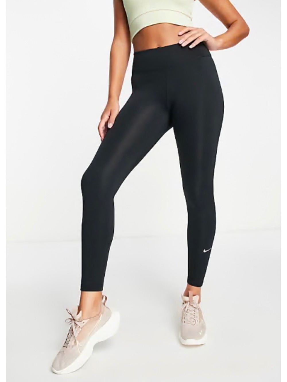 Nike One Training Therma-FIT Mid-Rise Gym Leggings | Women’s XS | Black